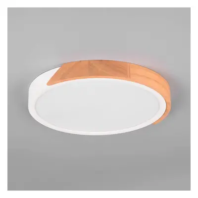 Reality Leuchten LED stropní světlo Jano, Ø 31,5 cm, 3 000K, bílá