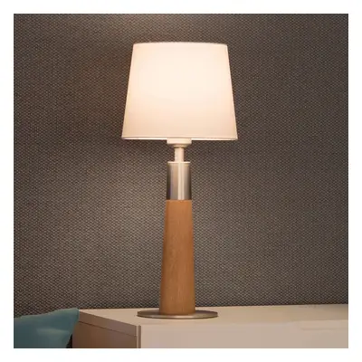 HerzBlut HerzBlut Conico stolní lampa bílá, dub olej, 44cm