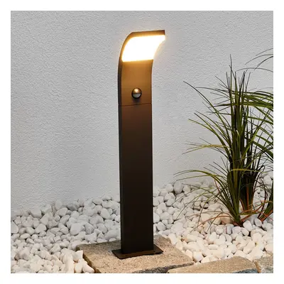 Lucande Lucande Timm LED osvětlení cesty, senzor, 60 cm, grafitově šedá, IP54