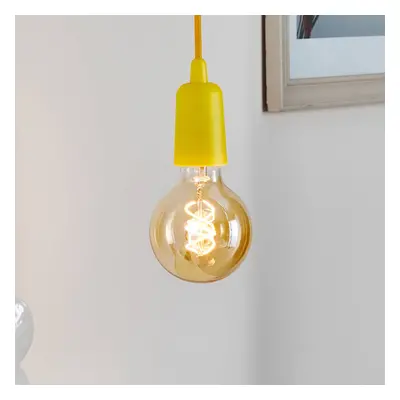 SOLLUX LIGHTING Závěsné světlo Brasil, žluté, jeden zdroj