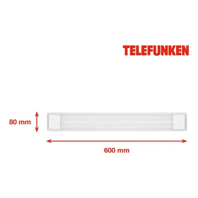 Telefunken LED stropní světlo Maat, délka 60cm, bílá, 840