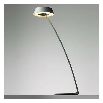 Oligo OLIGO Glance LED stolní lampa oblouk šedá matná