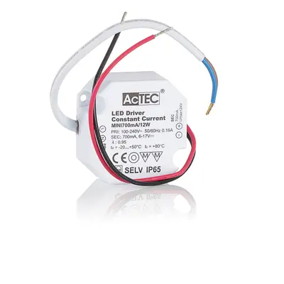 AcTEC AcTEC Mini LED ovladač CC 700mA, 12W, IP65