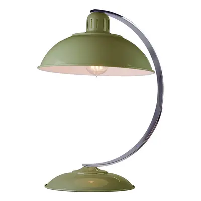 Elstead Stolní lampa Franklin v retro stylu, zelená