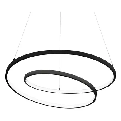 Ideallux Ideal Lux Oz LED závěsné světlo Ø 80 cm černé