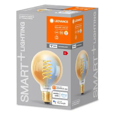 LEDVANCE SMART+ LEDVANCE SMART+ WiFi E27 8W LED G80 zlatá 822-850