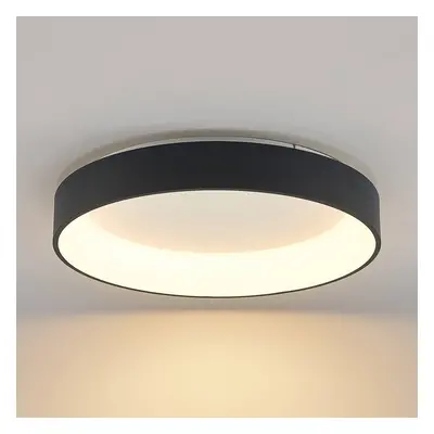 Arcchio Arcchio LED stropní svítidlo Aleksi, Ø 60 cm, černá, kov, CCT