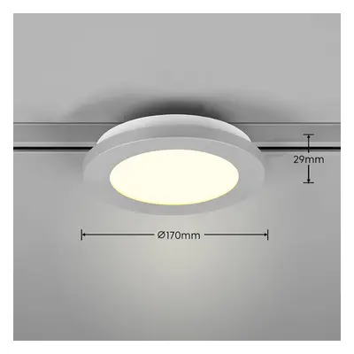 Trio Lighting Světelná stopa Camillus LED pro DUOline, titan, Ø 17 cm