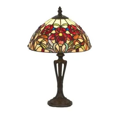 Artistar ELINE klasická Tiffany styl stolní lampa 40 cm