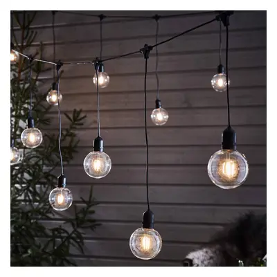 Markslöjd Zahradní 24 LED pohádková světla Deco, startovací sada, transformátor