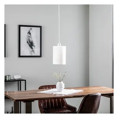 Solbika Lighting Závěsná lampa Soda s bílým skleněným stínidlem Ø 18 cm