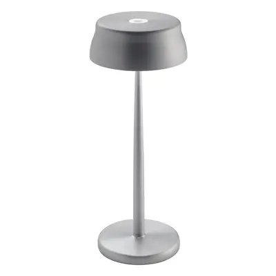 Zafferano Zafferano LED dobíjecí stolní lampa Sister Light, hliníková barva, CCT