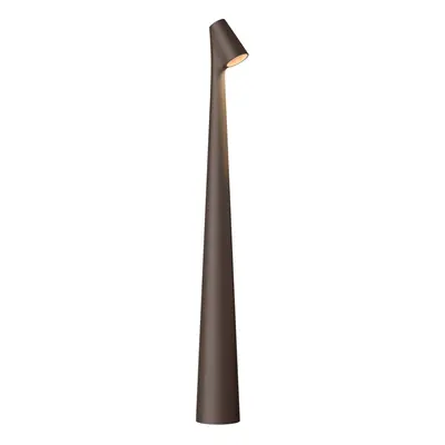 Vibia Vibia Africa LED stolní lampa výška 45 cm tmavě hnědá