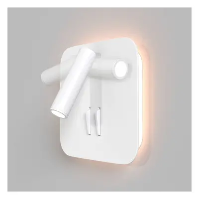 Maytoni Nástěnné svítidlo Maytoni Ios 176 LED, hranaté, bílé