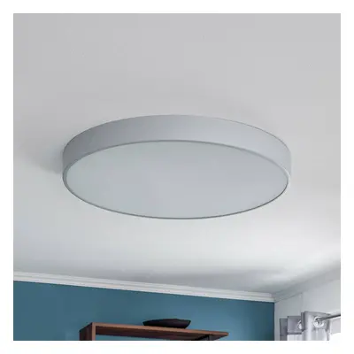 TEMAR LIGHTING Stropní světlo Cleo 800, senzor, Ø 78cm šedá