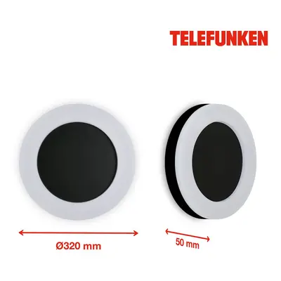 Telefunken Telefunken Rixi LED venkovní nástěnné světlo černá