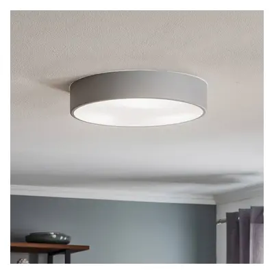 TEMAR LIGHTING Stropní světlo Cleo 400, IP54, Ø 40 cm šedá