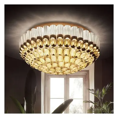 Slamp Stropní svítidlo Slamp Odeon, zlaté, Ø 102 cm