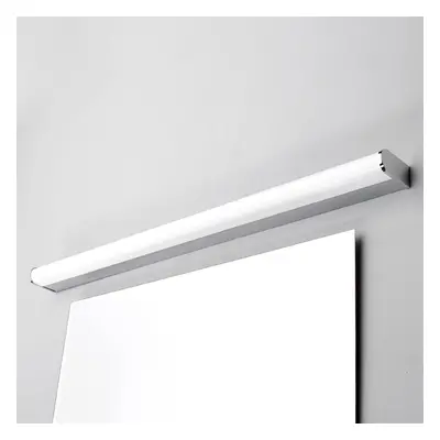 Lindby Nástěnné svítidlo Lindby LED Philippa, zaoblené, 88 cm, chrom, IP44