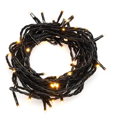 Konstsmide Christmas LED světelný řetěz Micro, 80 zdrojů černá/jantar