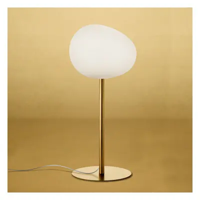 Foscarini Stolní lampa Foscarini Gregg media alta, zlatá