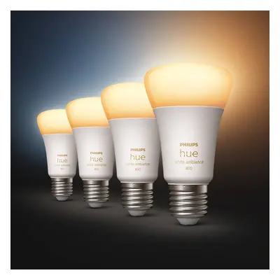 Philips Hue Philips Hue White Ambiance 6W 800lm E27 sada 4ks