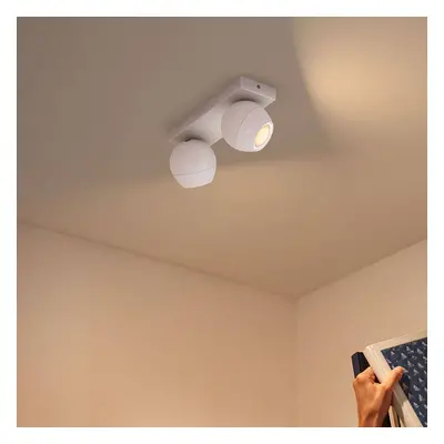 Philips Hue Philips Hue Buckram 2-žár. vypínač stmívání bílý