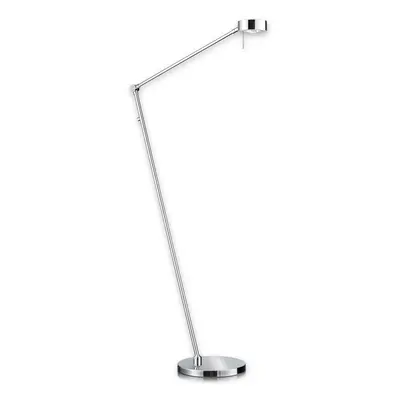 Knapstein Tenká stojací lampa LED Elegance 3 klouby chrom