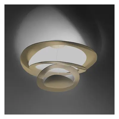 Artemide Stropní svítidlo Artemide Pirce Mini LED, 3000K, zlatá barva