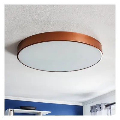 TEMAR LIGHTING Stropní světlo Cleo 800, senzor, Ø 78cm měď