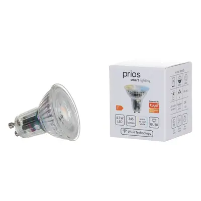 LUUMR LUUMR Smart LED žárovka 3ks GU10 sklo 4,7W čirá Tuya