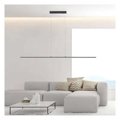 PURE PURE LED závěsné světlo Lite, antracit, 160 cm, CCT, stmívatelné