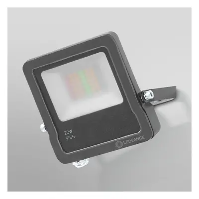 LEDVANCE SMART+ LEDVANCE SMART+ WiFi Floodlight, RGBW, šedá, 20W