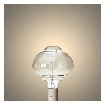 Lucande Lucande LED lampa E27 Ø 16cm 4W 1800K kouřová