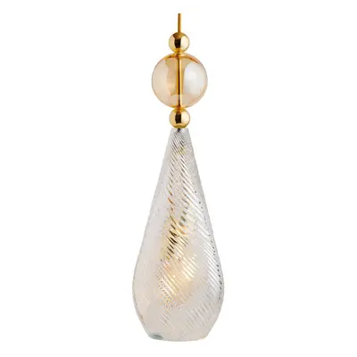 EBB & FLOW EBB & FLOW Smykke L gold crystal swirl gold-smoke