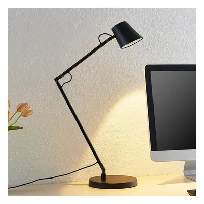 Lucande Stolní LED lampa Lucande Tarris, výška 46 cm, černá