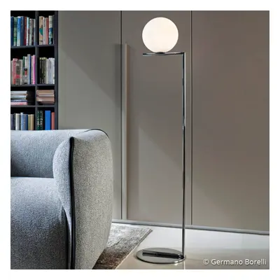 FLOS FLOS IC F2 stojací lampa chrom Ø 30 cm