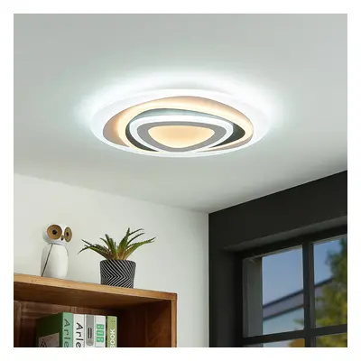 Lindby Lindby LED stropní svítidlo Rebeka, Ø 50 cm, CCT, dálkové ovládání