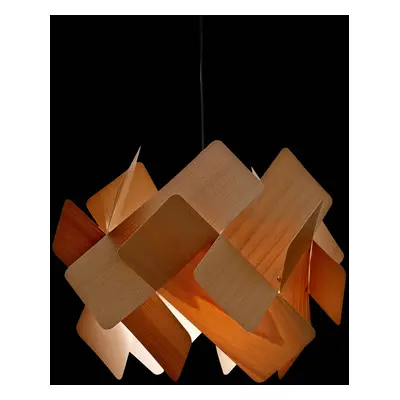 LZF LamPS LZF Escape závěsné světlo, Ø 30 cm, buk přírodní