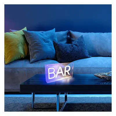 JUST LIGHT. LED stolní lampa Neon Bar, USB