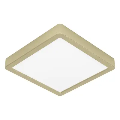 EGLO LED panel pro povrchovou montáž Fueva 5 IP20 830 mosaz 21x21cm