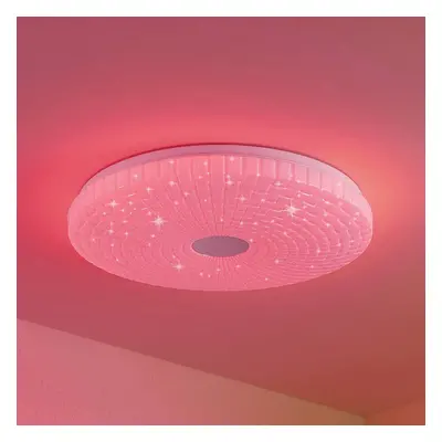 Lindby Lindby Smart LED stropní svítidlo Laubini, Tuya RGBW CCT 48 cm