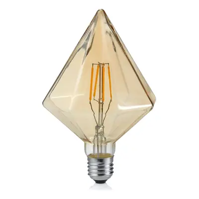 Trio Lighting LED žárovka E27 4W 2.700K Diamant jantar