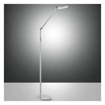 Fabas Luce LED stojací lampa Regina, 1 zdroj, hliník