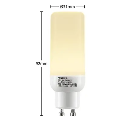 Arcchio Arcchio LED žárovka tvar trubice GU10 4,5W 3000K