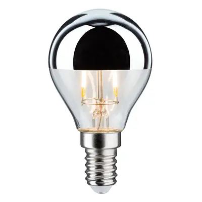 Paulmann LED žárovka E14 827 kapka stříbrná 2,6W