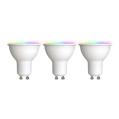 LUUMR LUUMR Smart LED GU10 plast 4,7W RGBW CCT Tuya opál sada 3 ks