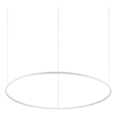 Ideallux Závěsné svítidlo Ideal Lux LED Oracle Slim white 3 000 K Ø 150 cm