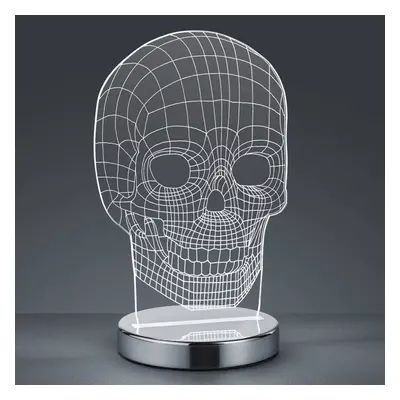 Reality Leuchten Barva světla přepínací - stolní lampa LED Skull