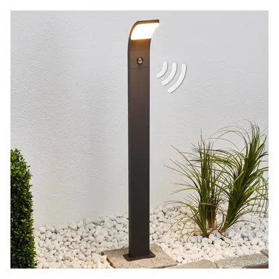 Lucande Lucande Timm LED lampa do projektoru, senzor, 100 cm, grafitově šedá, IP54